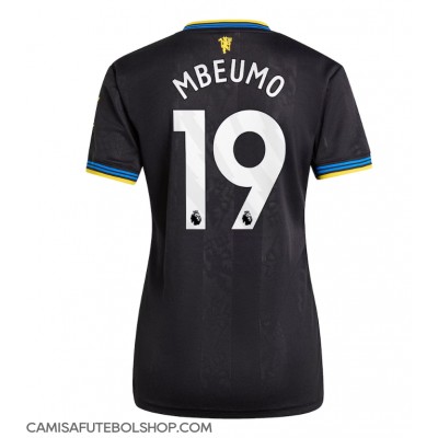 Camisa de time de futebol Manchester United Bryan Mbeumo #19 Replicas 3º Equipamento Feminina 2025-26 Manga Curta Camisa de time de futebol Manchester United Bryan Mbeumo #19 Replicas 3º Equipamento Feminina 2025-26 Manga Curta